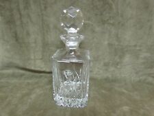 R H Macy Royal Gallery Samobor Lead Crystal Square Decanter Croatia 1985 Glass picture