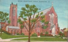 Vtg Postcard Second Presbyterian Church Washington, PA Posted 1955 picture