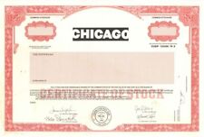 Chicago - 1996 Specimen Stock Certificate - Specimen Stocks & Bonds picture