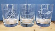 Set of 3 National Corvette Museum Hall Of Fame Glasses 14 oz 1998, 2001, 2021 picture
