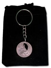 Cut Coin Keychain 2015 North Carolina State Quarter Blue Ridge Parkway picture