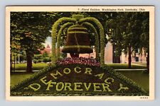 Sandusky OH-Ohio, Washington Park Floral Emblem, Antique Vintage Postcard picture