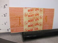 candy bar wrapper 1940s MINT LOG Walter Williams 0.25 oz 1 ct penny OK City OK picture