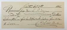 1896 Salary Receipt picture