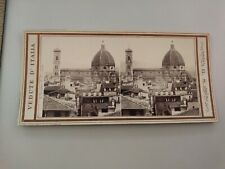 Florence Cathedral G.S. Sommer Italy Stereoview Photo Vedute d'Italia  picture