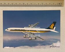 1972 Singapore Airlines successor to MSA 1st postcard - Boeing 707 Superjet  picture