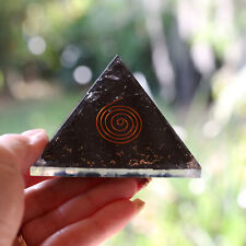 Entirely Zen Karelia Shungite Orgone Pyramid XL 75mm 3 inch EMF & 5G Protection picture