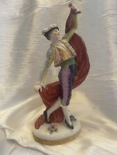 antique volkstedt figurine Of Toreador 10” picture