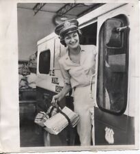 1963 Press Photo Fisrt Maillady to Wear Slacks Mrs. Wharton of Miami Flordia picture