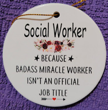 Social Worker Christmas ornament (v. nice) picture