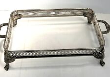 Vintage Oneida Silver Metal Tray Dish Buffet Chafing Stand ONLY 14.5