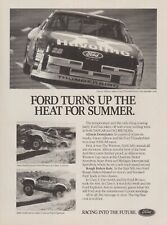 1991 Ford Racing - Davey Allison, Dan Smith, John Swift - Bronco -Print Ad Photo picture