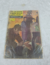 Classics illustrated 110 HRN 111 Study in Scarlet 1st Edition 1953 picture