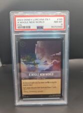 Disney Lorcana A Whole New World COLD FOIL 195/204 PSA 8 First Chapter picture