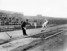 Man in mid-air action during a Long Jump competition 1913 Old Photo picture