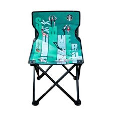 Starbucks Exclusive Camping Summer Foldable Chair Collectible Korea Green picture