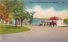 Postcard Nourse's Corner Mallett's Bay Lake Champlain VT picture