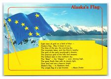 Postcard AK Alaska's Flag - Marie Drake Poem AJ1 picture
