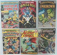 Bronze And Silver Age Comics Vintage Marvel, DC Comic Books Lot Of 6 1st Lobo picture