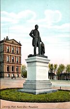 Postcard Austin Blair Monument in Lansing, Michigan picture