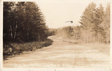 Emily Minnesota MN Drive Through The Pines RPPC 1932 Postcard 344 picture
