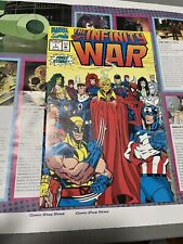 The Infinity War #1 1992 Marvel Comic Book NM-/VF+ picture