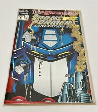 1993 #1 Marvel Transformers Generation 2 This Is Your Fathers Autobot picture