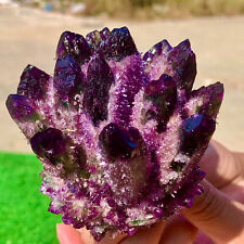 426g Newly Discovered purple Phantom Quartz Crystal Cluster Minerals picture
