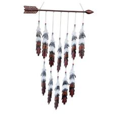  Metal Arrow & Feather Wall Art Decor, Native American Indian Style Wall  picture