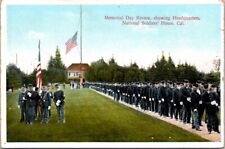 Sawtelle CA Memorial Day Review Headquarters National Soldiers Home postcard PP2 picture