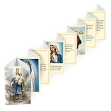 The 15 Promises of The Rosary Pocket Size Accordion Fold Booklet  picture