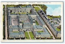 1927 Aerial View Chicago University Memorial Group Chicago Illinois IL Postcard picture