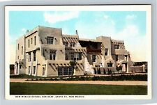 Santa Fe NM, New Mexico School For Deaf, New Mexico Vintage Postcard picture