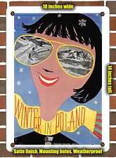 METAL SIGN - 1956 Winter in Poland - 10x14 Inches picture