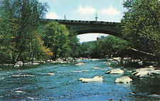 Wilmington DE Delaware, Brandywine Creek Washington St Bridge, Vintage Postcard picture