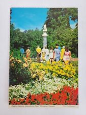 Vintage Postcard Winnipeg Manitoba English Garden Assiniboine Park picture
