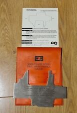 British Railway Civil Engineering S&C Maintenance Gauge Track Tool &Instructions picture