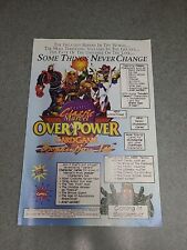 Marvel Overpower Card Game Fleer Skybox Print Ad 1997 7x10 Great To Frame  picture