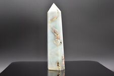 Large Hand Polished Caribbean Blue Calcite Point (7.5