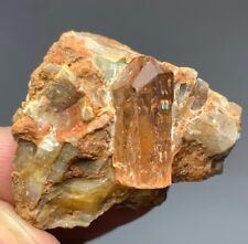 96 Cts Katlang Imperial Topaz Crystal Specimen from Pakistan picture