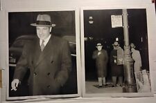 Mobster Frank Costello Two 7x9 Vintage 1951/1953 Photos Mafia Brooklyn Eagle NYC picture