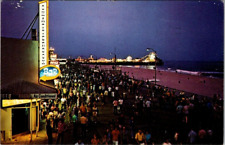 Postcard Seaside Heights New Jersey NJ Chatterbox Bar Boardwalk Beach Amusement picture