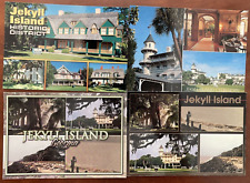 Jekyll Island Georgia Postcard Lot of 4 Historical district view vacation UNP picture
