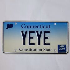 2007 CONNECTICUT VANITY LICENSE PLATE 🔥FREE SHIPPING🔥 YEYE picture