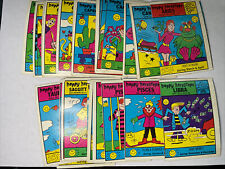 1972 PHILADELPHIA GUM HAPPY HOROSCOPES PARTIAL SET (25 LOT) TRADING CARDS picture