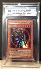 Yu-Gi-Oh Black Shiny Soldier of the Beginning, DR2-DE025, Ultra Rare, GEM Mint picture