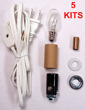Lot of 5 - Small Christmas Tree Wiring Kits #ML2-B6, For Lighting Small Objects picture