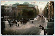 Postcard Bold Street - Liverpool 1908 picture