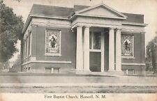 First Baptist Church, Roswell, New Mexico NM - 1914 Vintage Postcard picture