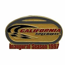 California Speedway 1997 Inaugural Season Fontana Racing NASCAR Enamel Hat Pin picture